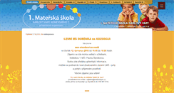 Desktop Screenshot of materinkykv.cz